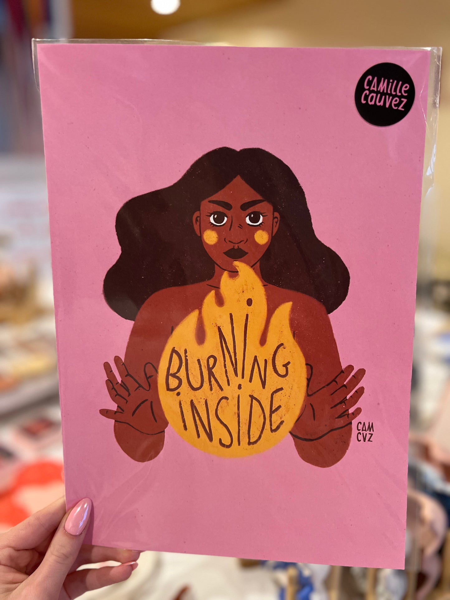 Affiche "Burning Inside"