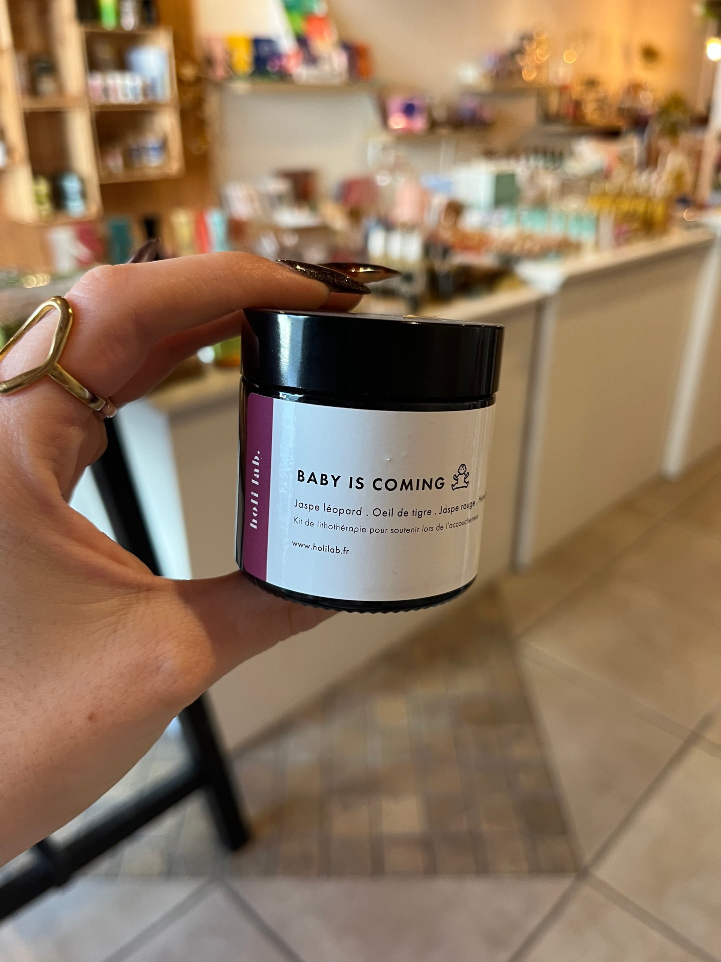 Bougie Lithothérapie