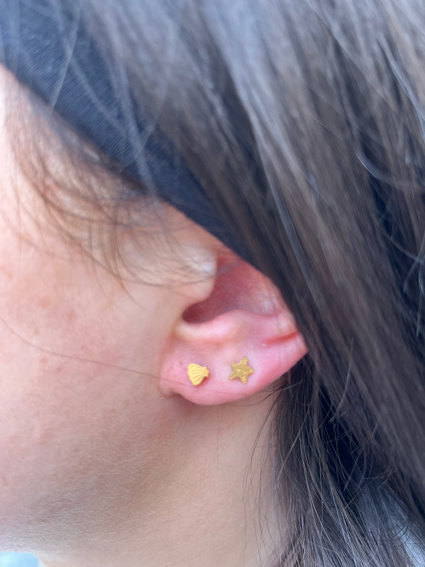 Boucles d'Oreilles Étoile de Mer