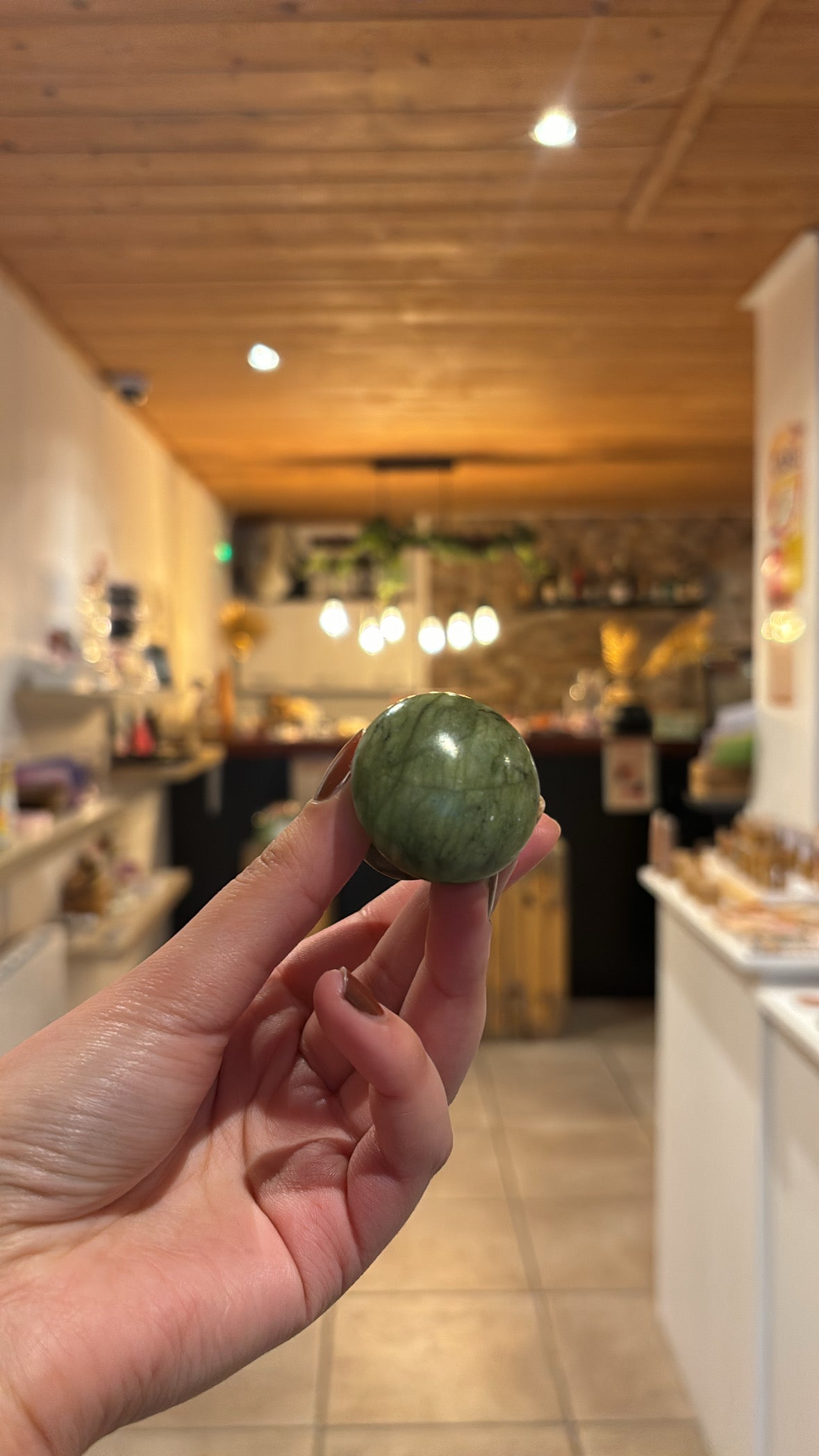 Champignon en Jade Vert