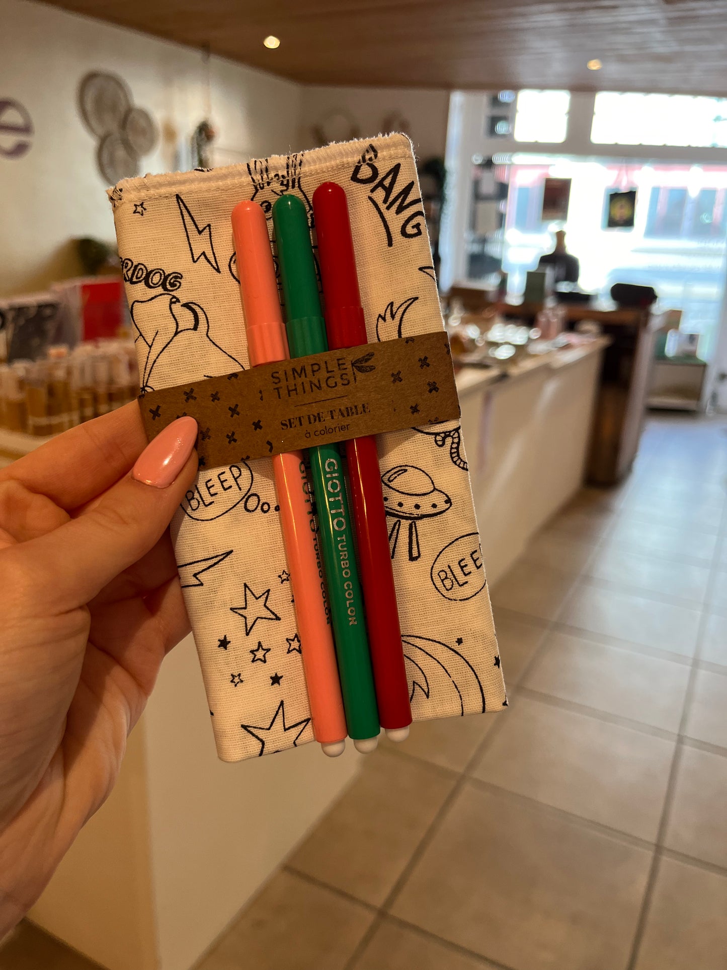 Set de Table à Colorier