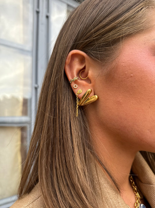 Boucle D'Oreille En Forme de Coeur